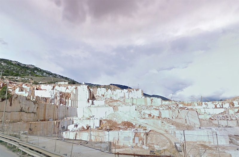 Cave di marmo a Orosei - Immagine tratta da Google Maps